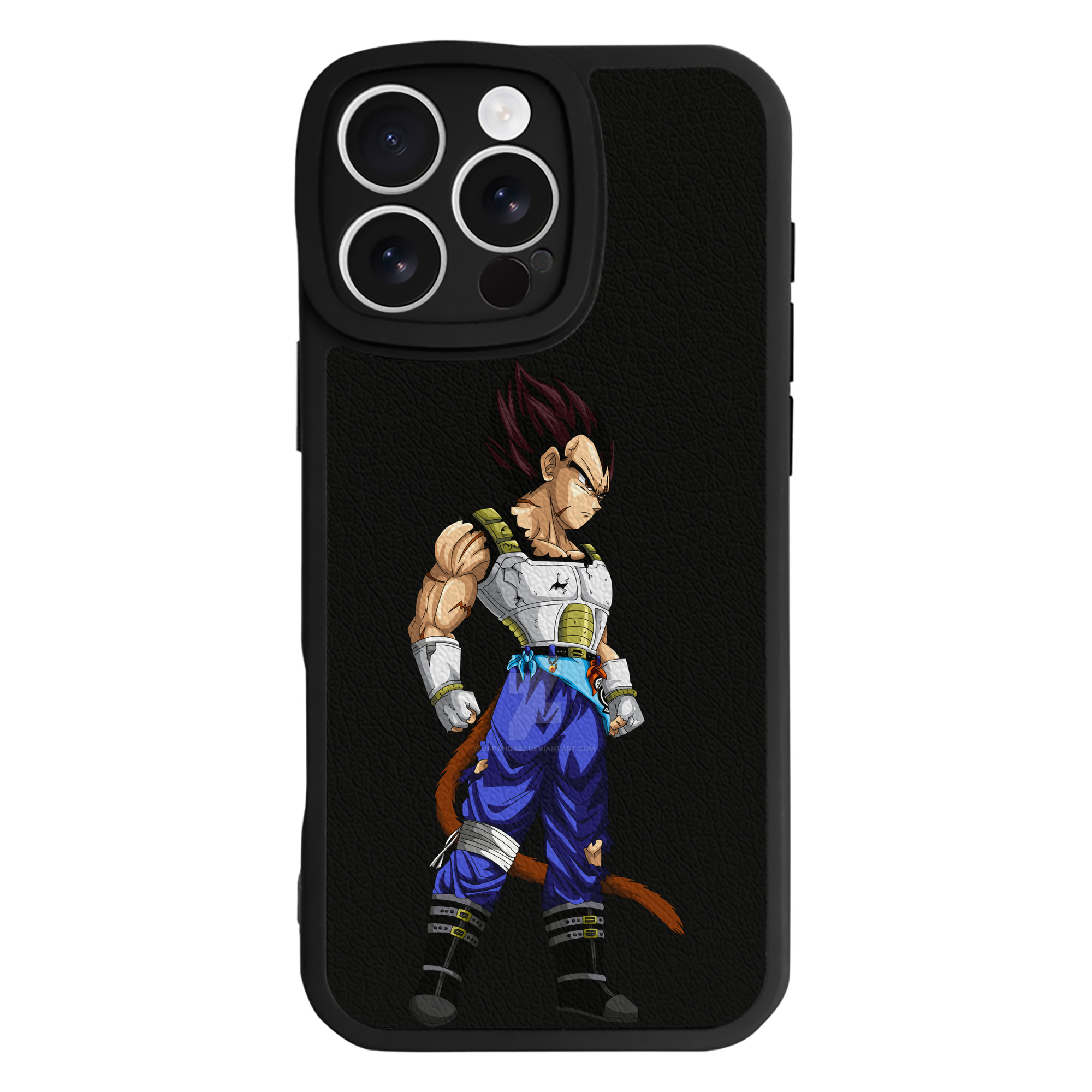 （画像用） ドラゴンボール ベジータ四世（Bejīta Yonsei）DRAGON BALL Vegeta IV 【iPhone 16シリーズ対応】シリコンスマホケース（レザー調） 材質：シリコン